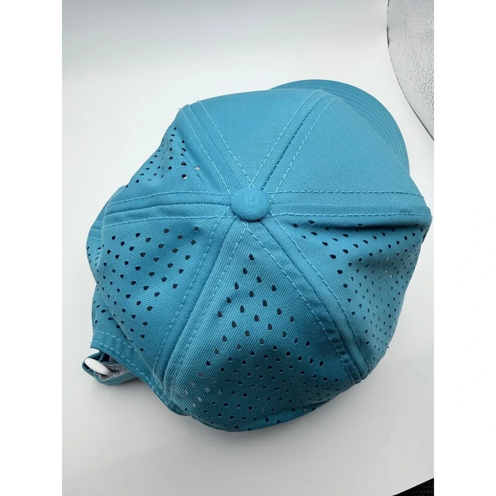 Honda Performance Perforated Baseball Cap Teal Blue Embroidered Logo Adjustable